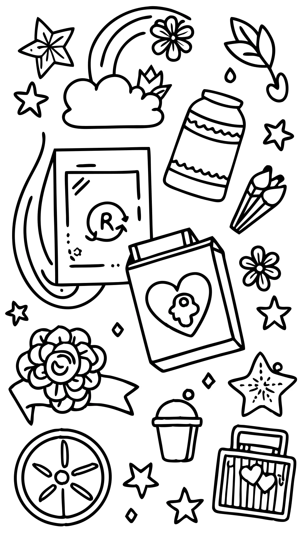 what to do with finished coloring pages